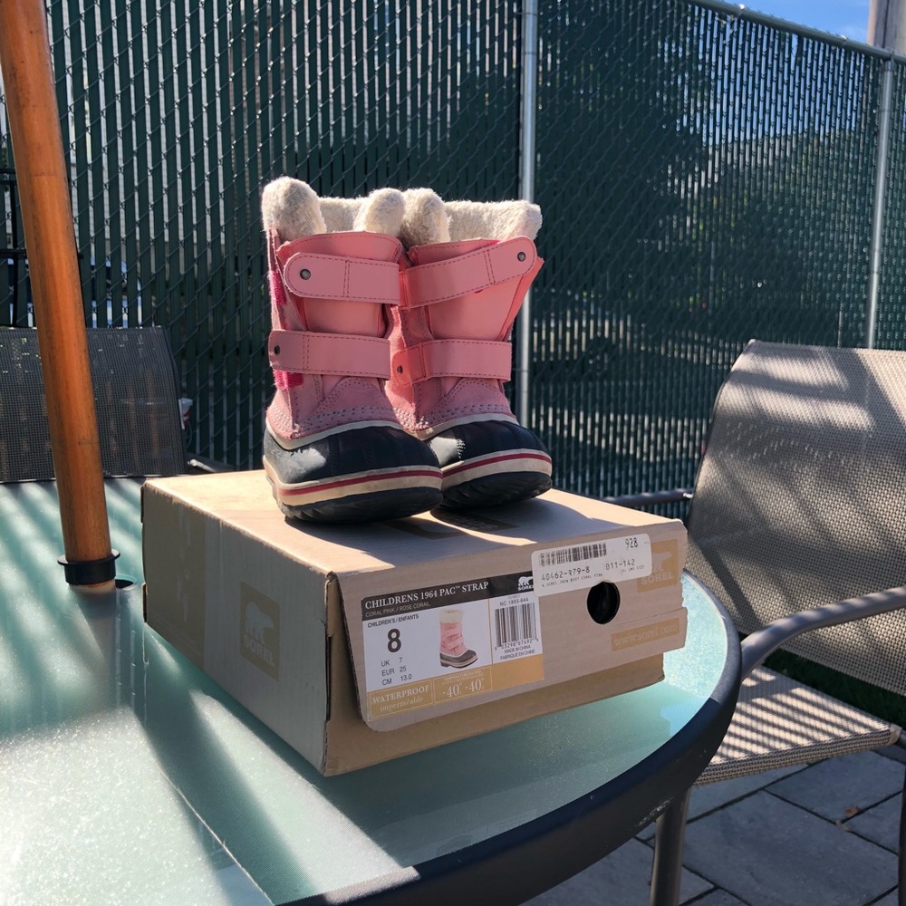 Sorel Toddler 1964 PAC Strap in pink/coral